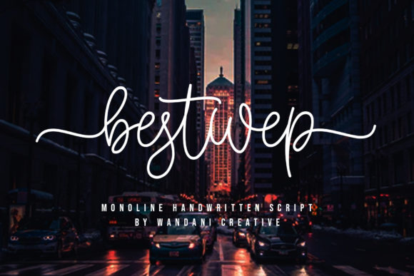 Bestwep: A Versatile Handwritten Font for Crafters