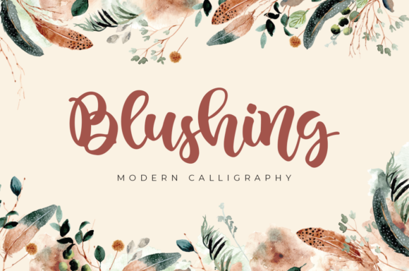 Blushing: A Handwritten Font for Elegant Web Design