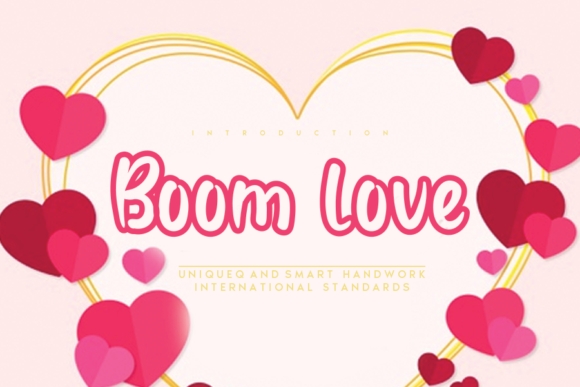Boom Love: A Handwritten Font for Elegant Branding
