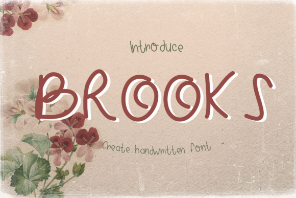 Brooks: The Charming Handwritten Font for Creative Makers