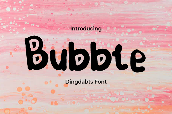 Bubble: A Sweet and Friendly Handwritten Font for Web Design