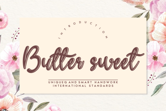 Butter Sweet: A Handwritten Font for Elegant Editorial Design