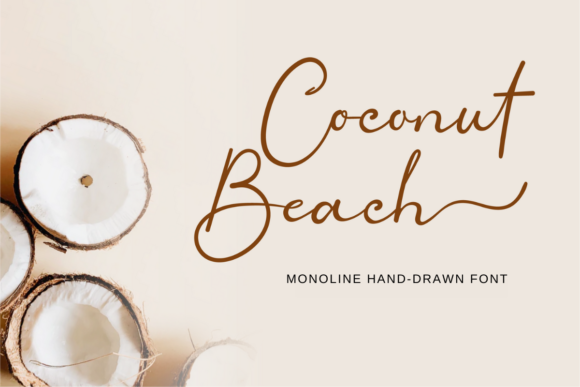 Coconut Beach: A Premium Font for Elegant Campaigns