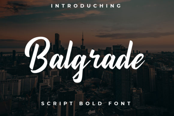 Discover Balgrade: A Handwritten Font for Modern Web Design