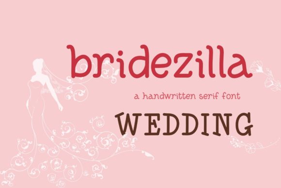 Discover Bridezilla Wedding: A Charming Handwritten Font