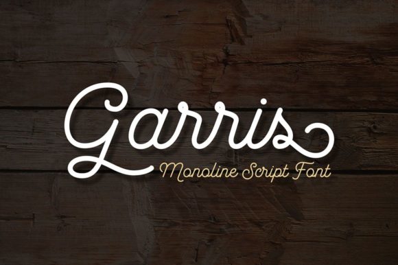Discover Garris: A Versatile Handwritten Font for Web Design