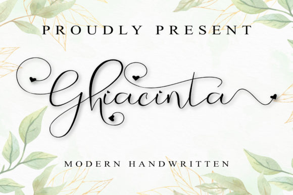 Discover Ghiacinta: A Handwritten Font for Elegant Editorial Design