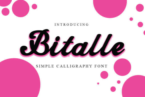 Discover the Charm of Bittale: A Font for Creative Makers