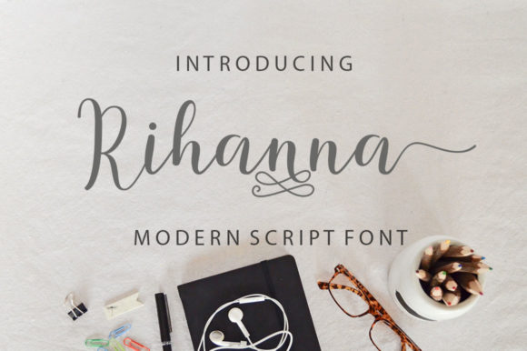 Discover the Charm of Rihanna: A Perfect Script Font for Makers