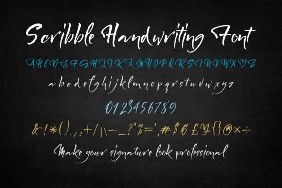 Discovering Scribble: A Font for Elegant Branding