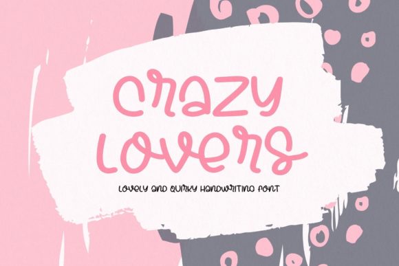 Enchanting Crazy Lovers: A Handwritten Font for Web Design