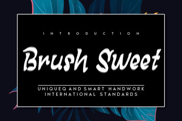 Enhance Your Brand with Brush Sweet Font