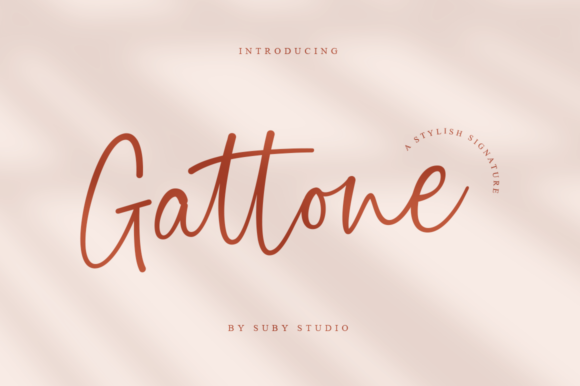 Enhance Your Brand with Gattone: A Premium Handwritten Font