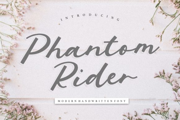 Enhance Your Brand with Phantom Rider: A Versatile Script Font