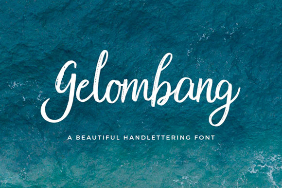 Enhance Your Campaign with Gelombang: A Flowing Handwritten Font