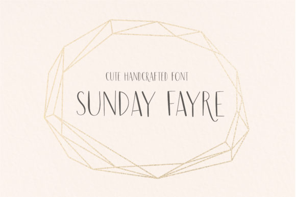 Enhance Your Craft with Sunday Fayre Font