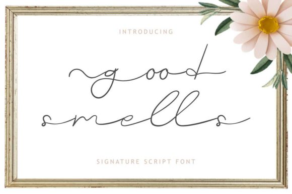 Good Smells: A Charming and Elegant Font for Web Design