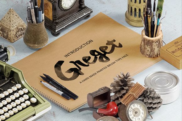 Greget: A Handwritten Font for Creative Web Design