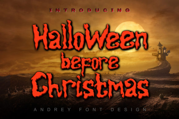 Halloween Before Christmas: A Spooky and Distinct Web Font