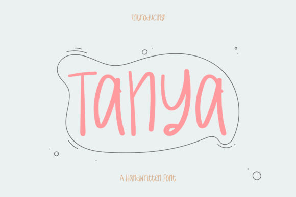 Introducing Tanya: A Charming Handwritten Font for Branding