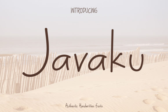 Javaku: The Handwritten Font for Engaging Visuals
