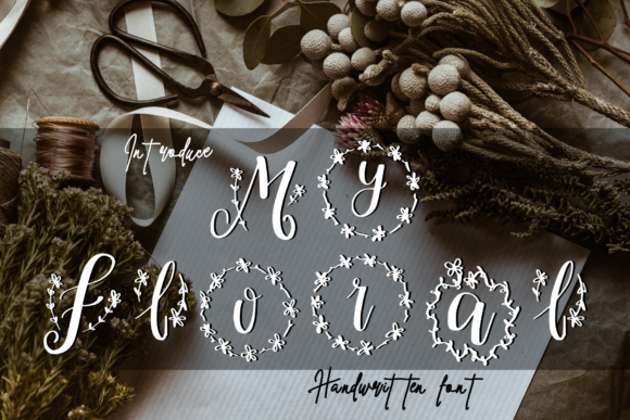 My Floral: A Delicate Script for Elegant Projects