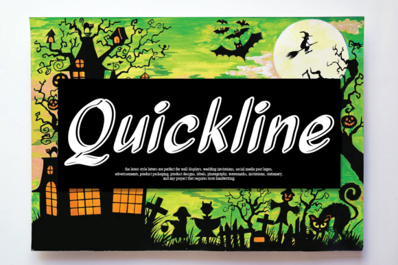 Quickline: A Handwritten Font for Elegant Branding