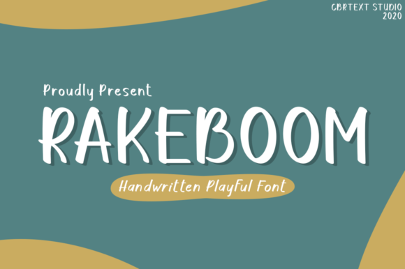 Rakeboom: A Script Amp Font for Creative Projects