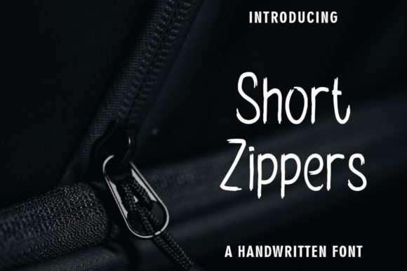 Short Zippers: A Charming Handwritten Font for Editorial Design
