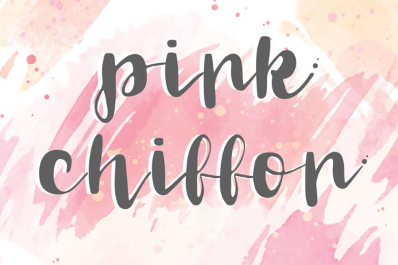 Transform Your Brand with Pink Chiffon: A Premium Script Font