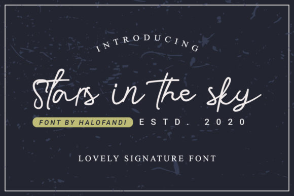 Transform Your Brand with Stars in the Sky Font