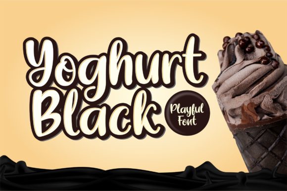 Transform Your Brand with Yoghurt Black Font