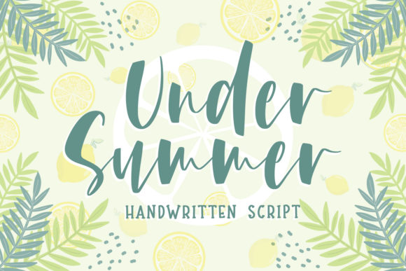 Under Summer: A Handwritten Font for Distinct Web Design