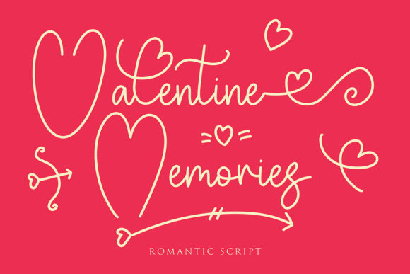 Valentine Memories: A Charming Font for Your Next Campaign