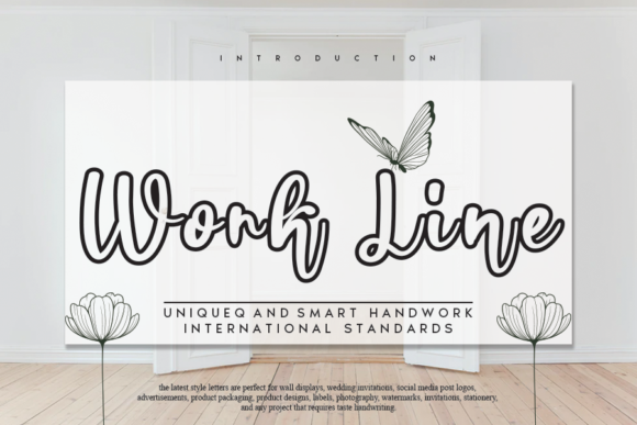 Work Line: A Handwritten Font for Elegant Branding